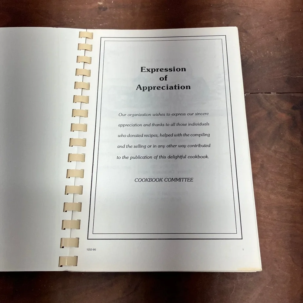 Cookbook The Best of Yesterday and Today Sperry Oklahoma UPC 1995 Spiral Bound